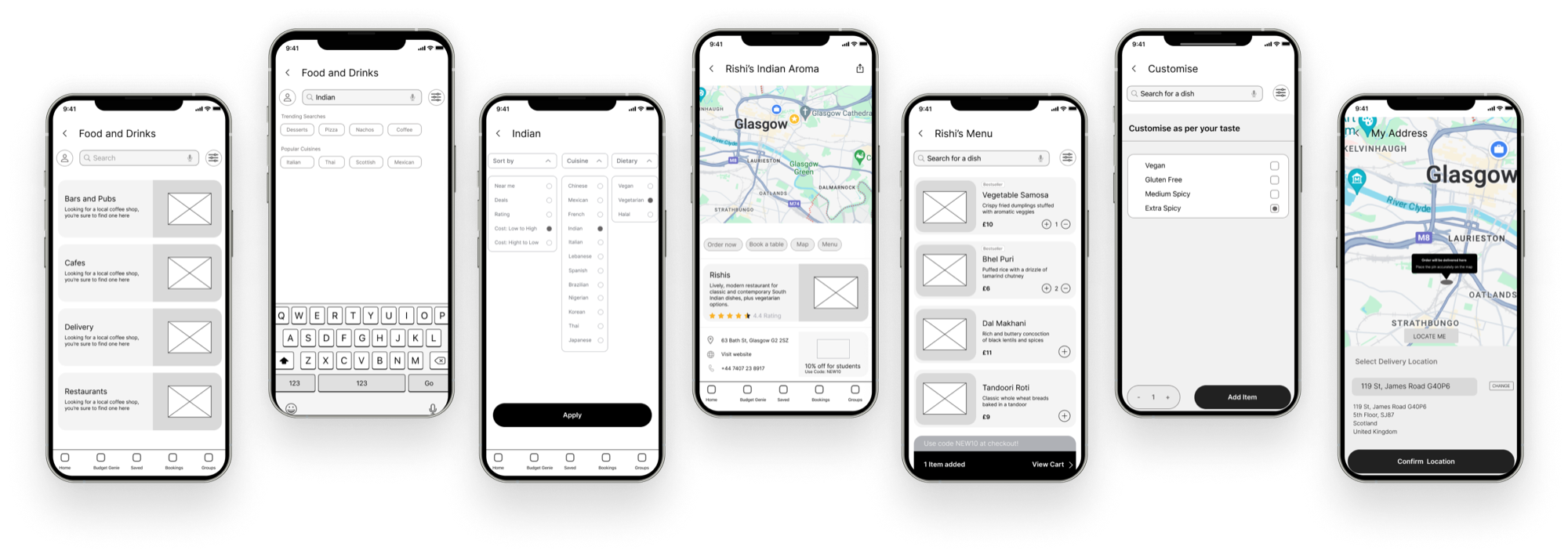 Mid-fidelity wireframes 2