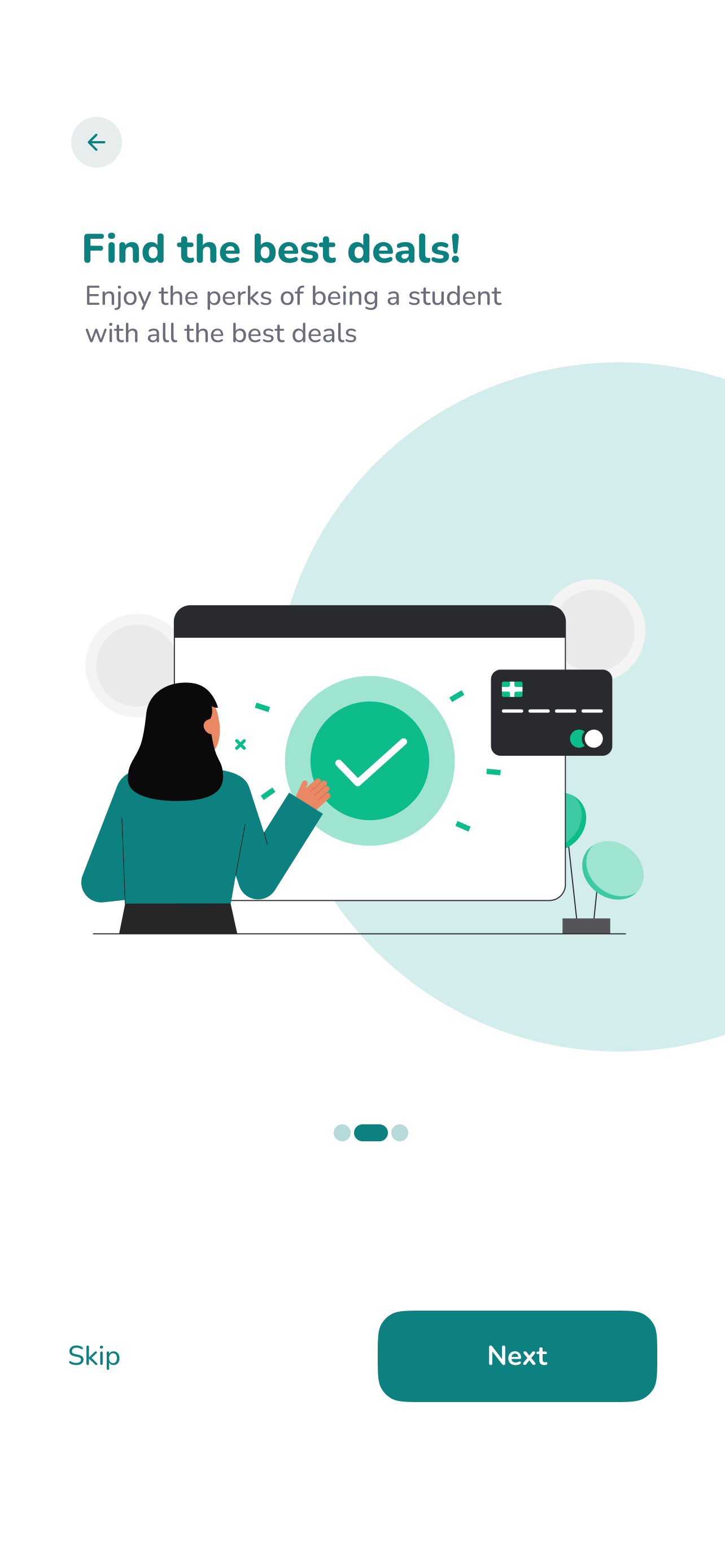 Onboarding screen