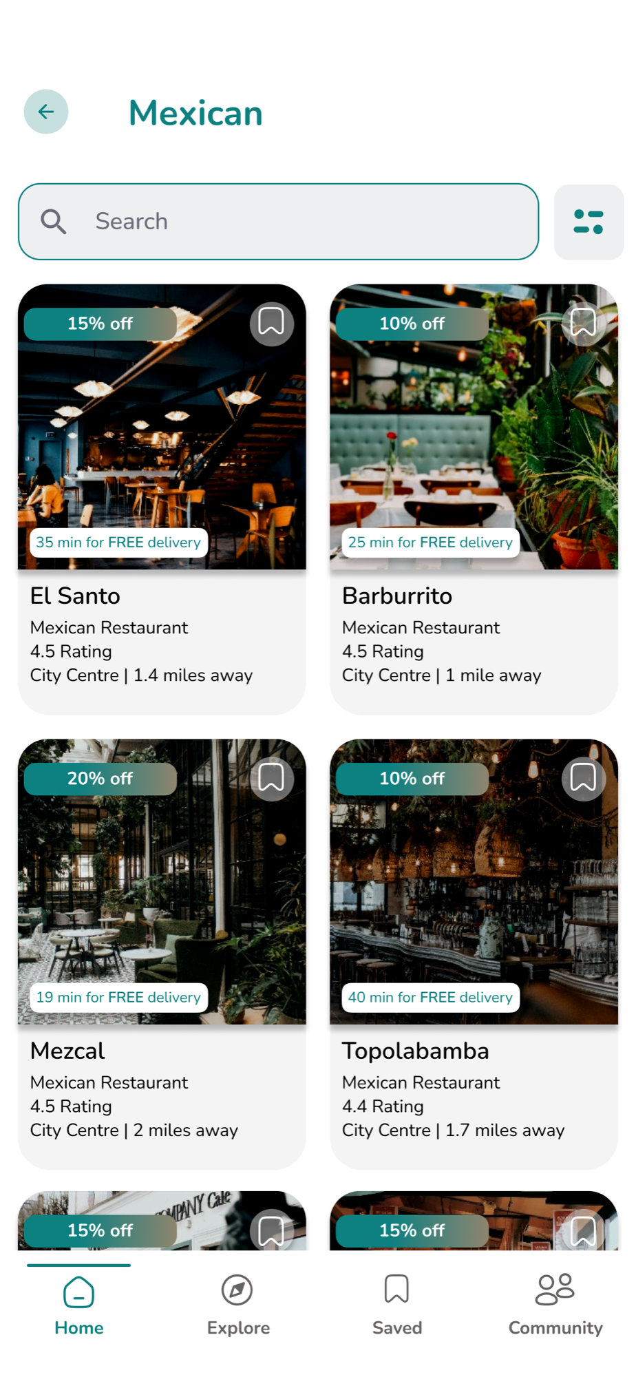 Places screen 2